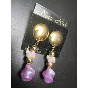 Nina Rich Pearly Earrings